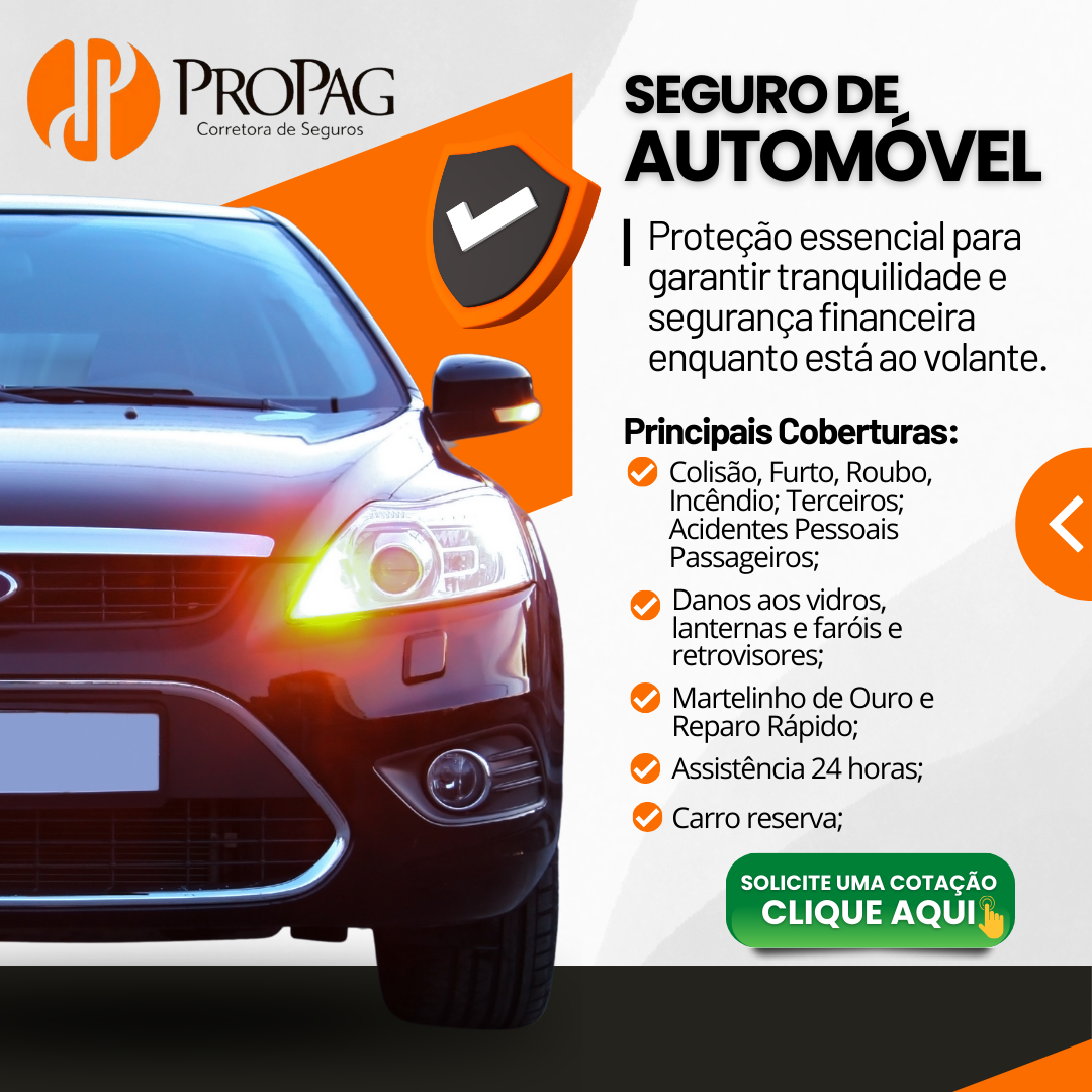 Seguro de Automóvel - Proteção essencial para garantir tranquilidade